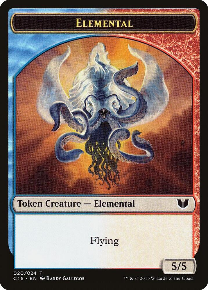 Drake // Elemental (020) Double-Sided Token (Back)