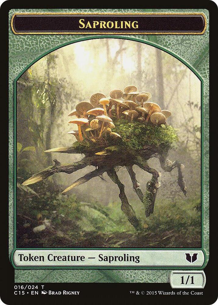 Snake (017) // Saproling Double-Sided Token (Back)