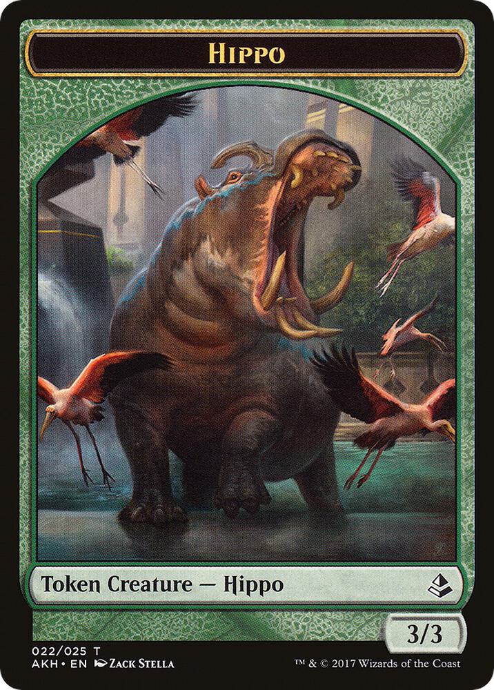 Aven Wind Guide // Hippo Double-Sided Token (Back)