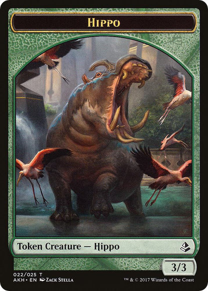 Aven Wind Guide // Hippo Double-Sided Token (Back)