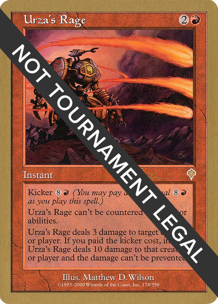 Urza's Rage - 2001 Jan Tomcani (INV)
