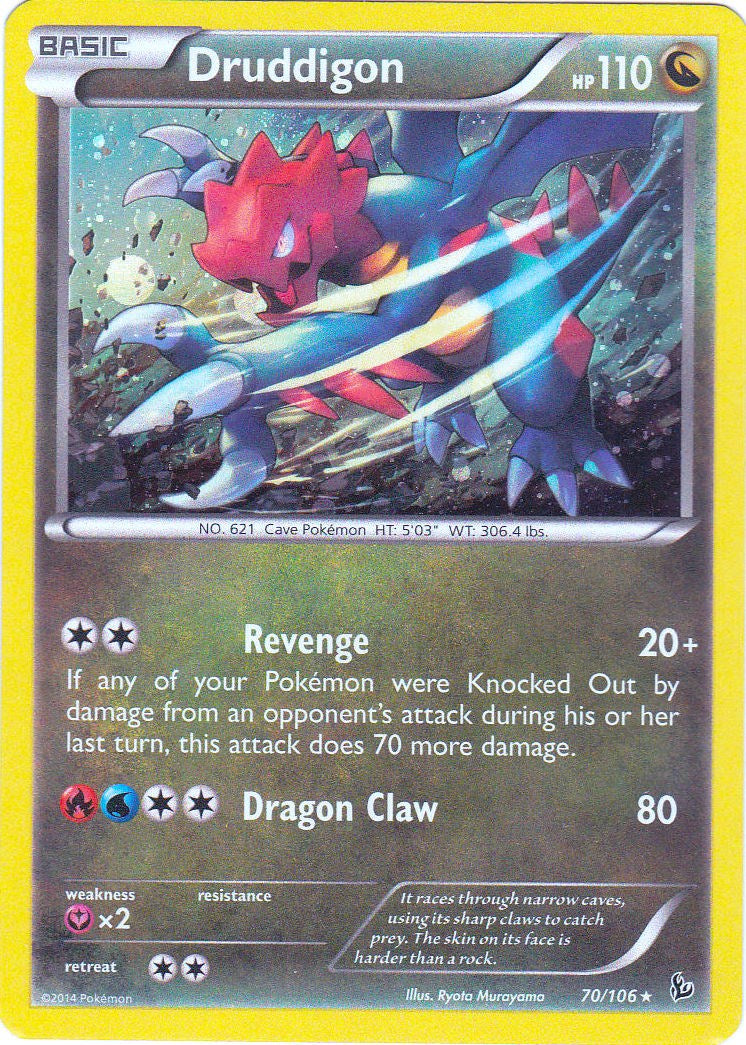 Druddigon - 70/106(Cosmos Holo)