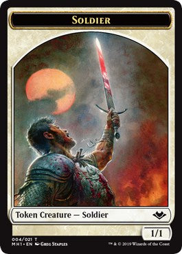 Soldier // Construct Double-Sided Token
