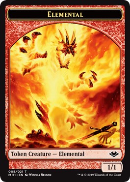 Elemental (008) // Rhino Double-Sided Token