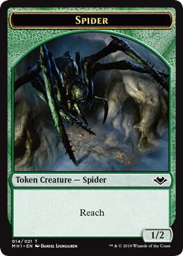 Elemental (008) // Spider Double-Sided Token (Back)