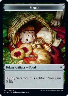 Goat // Food (017) Double-Sided Token (Back)