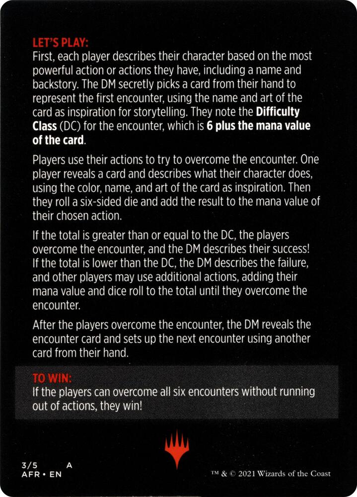Magic Minigame: Magic & Minions (Back)