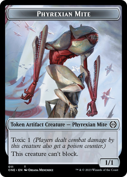 Phyrexian Mite (011) // Phyrexian Goblin Double-sided Token