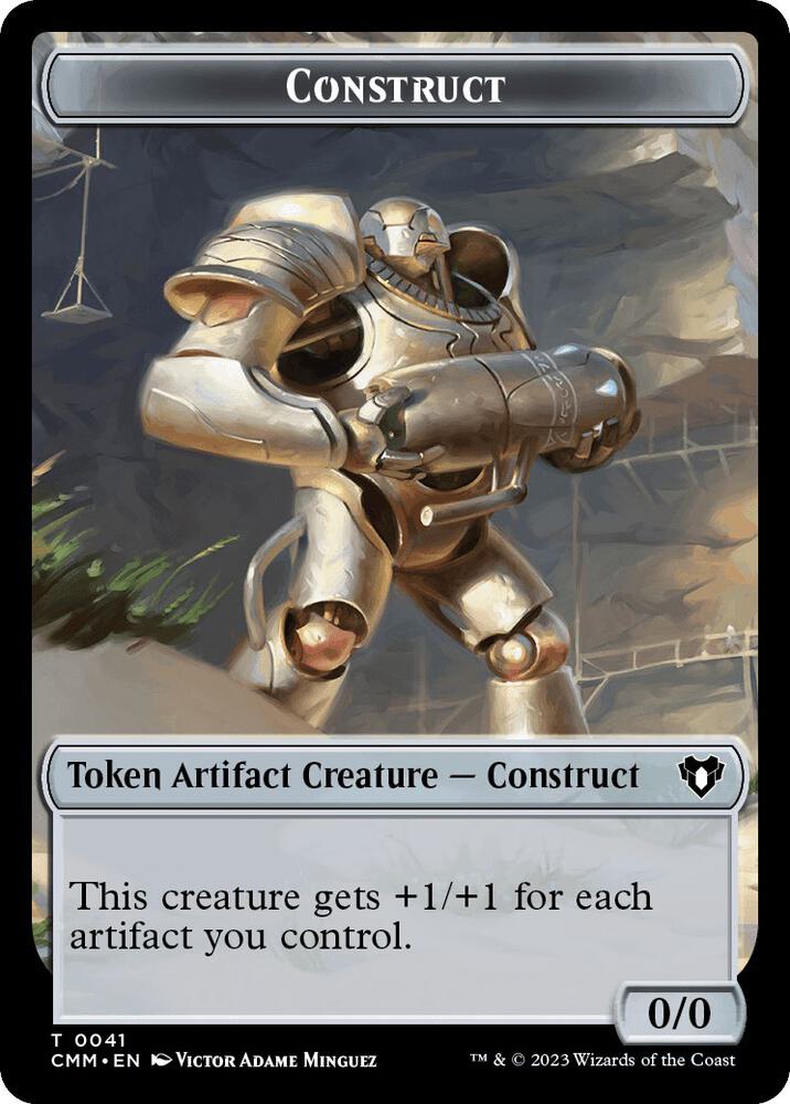Elemental (0026) // Construct (0041) Double-Sided Token (Back)
