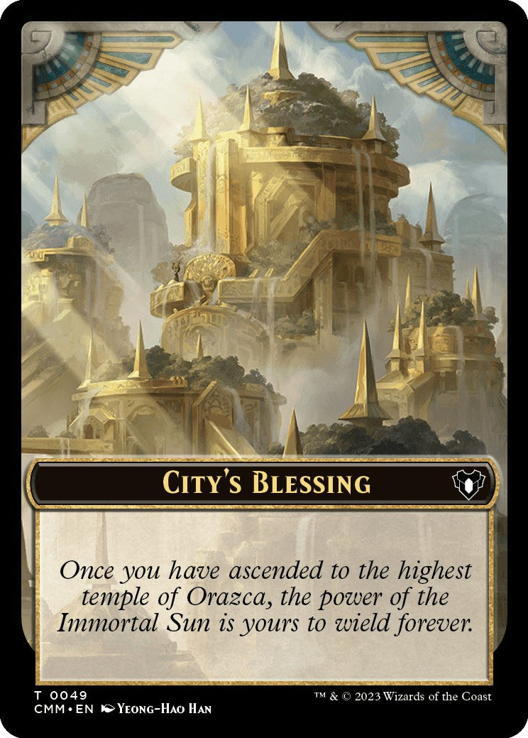 City's Blessing // Knight Double-Sided Token