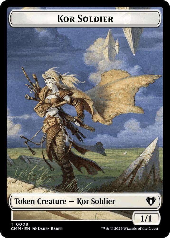 Eldrazi // Kor Soldier Double-Sided Token (Back)