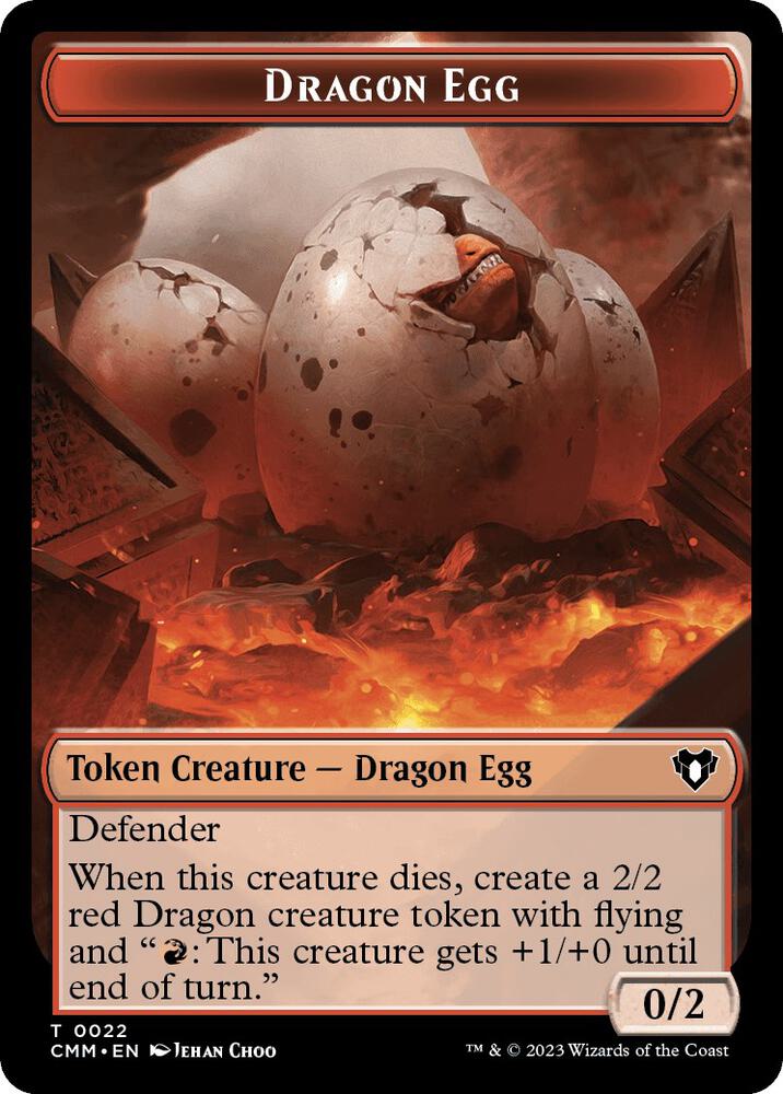 Eldrazi Spawn // Dragon Egg Double-Sided Token (Back)