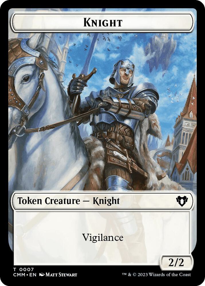 Eldrazi Scion // Knight Double-Sided Token (Back)