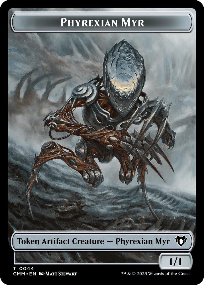 Servo // Phyrexian Myr Double-Sided Token (Back)