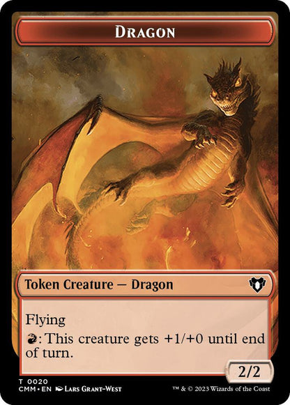 Bird // Dragon (0020) Double-Sided Token (Back)
