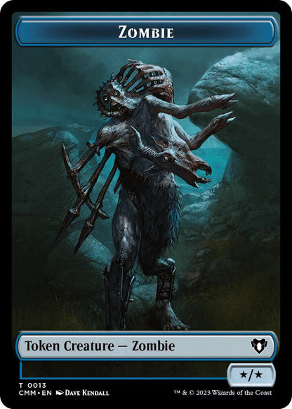 Servo // Zombie (0013) Double-Sided Token (Back)