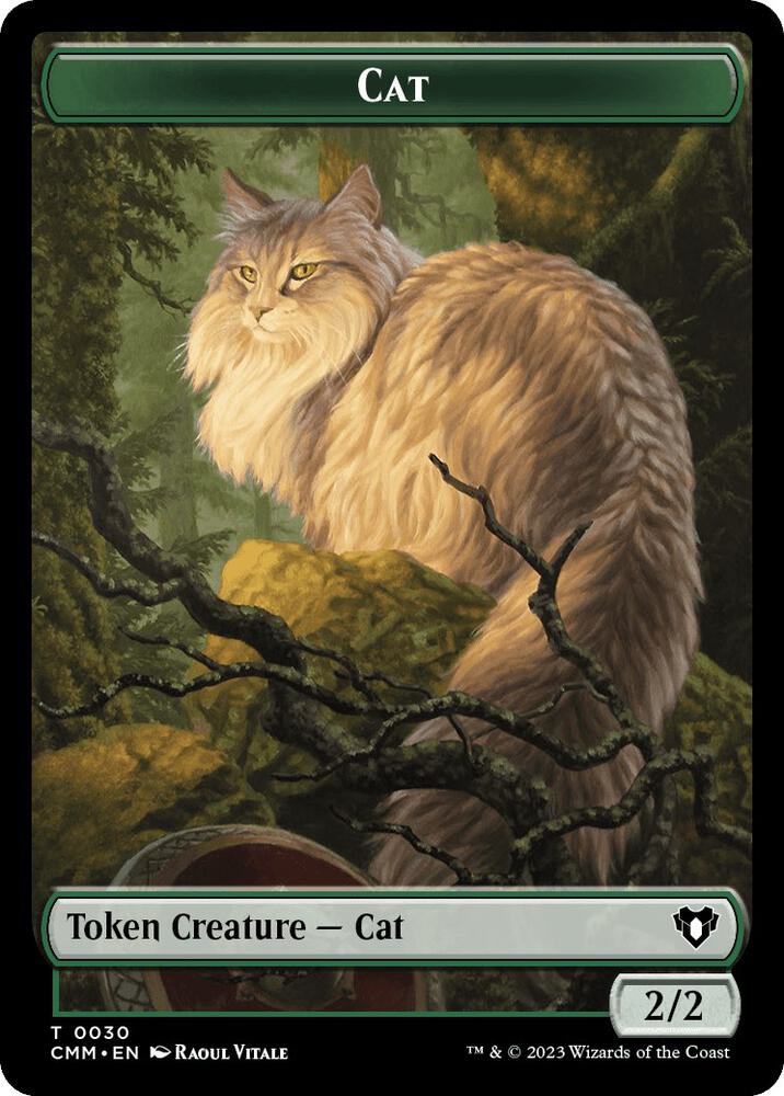 Treasure // Cat (0030) Double-Sided Token (Back)