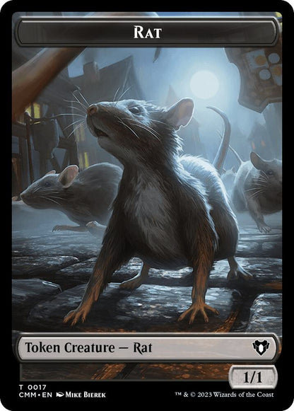 Zombie (0019) // Rat Double-Sided Token (Back)