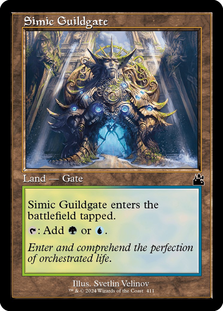 Simic Guildgate (Retro Frame)