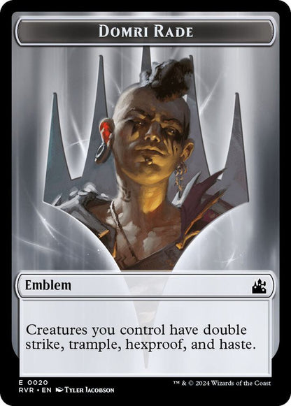 Bird // Emblem - Domri Rade Double-Sided Token (Back)