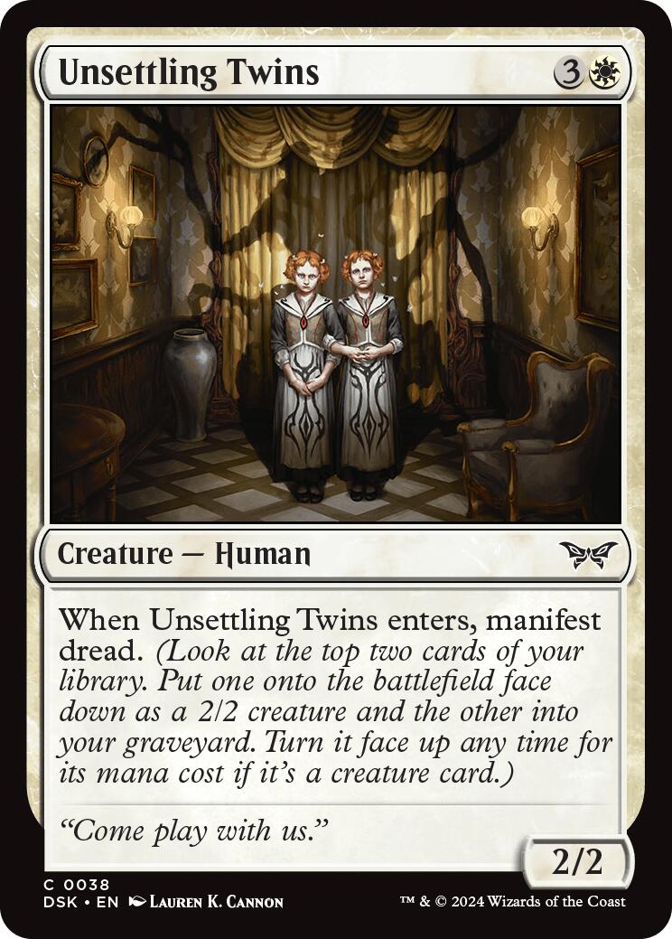 Unsettling Twins