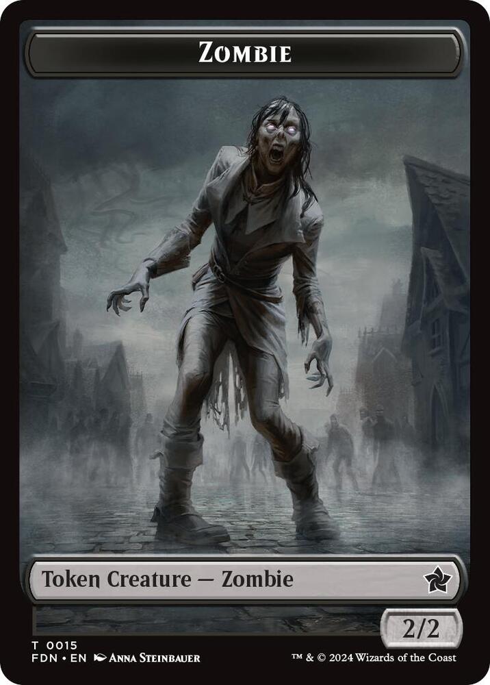 Rat (0014) // Zombie Double-Sided Token (Back)