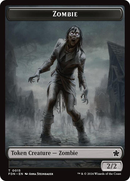 Rat (0014) // Zombie Double-Sided Token (Back)