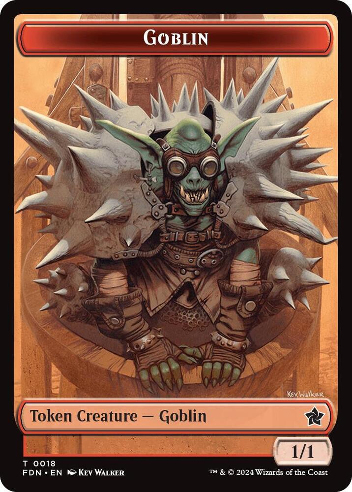 Drake // Goblin Doubled-Sided Token (Back)