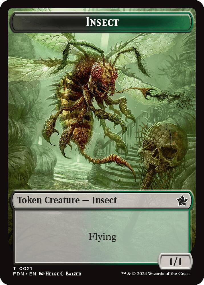 Goblin // Insect Doubled-Sided Token (Back)