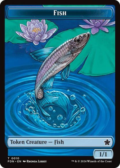 Faerie // Fish Doubled-Sided Token (Back)