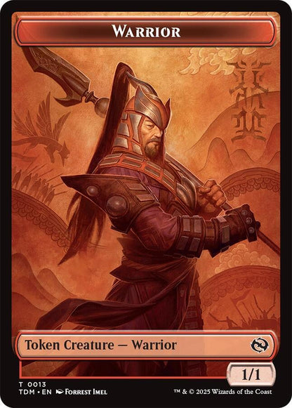 Dragon (0011) // Warrior Double-Sided Token (Back)