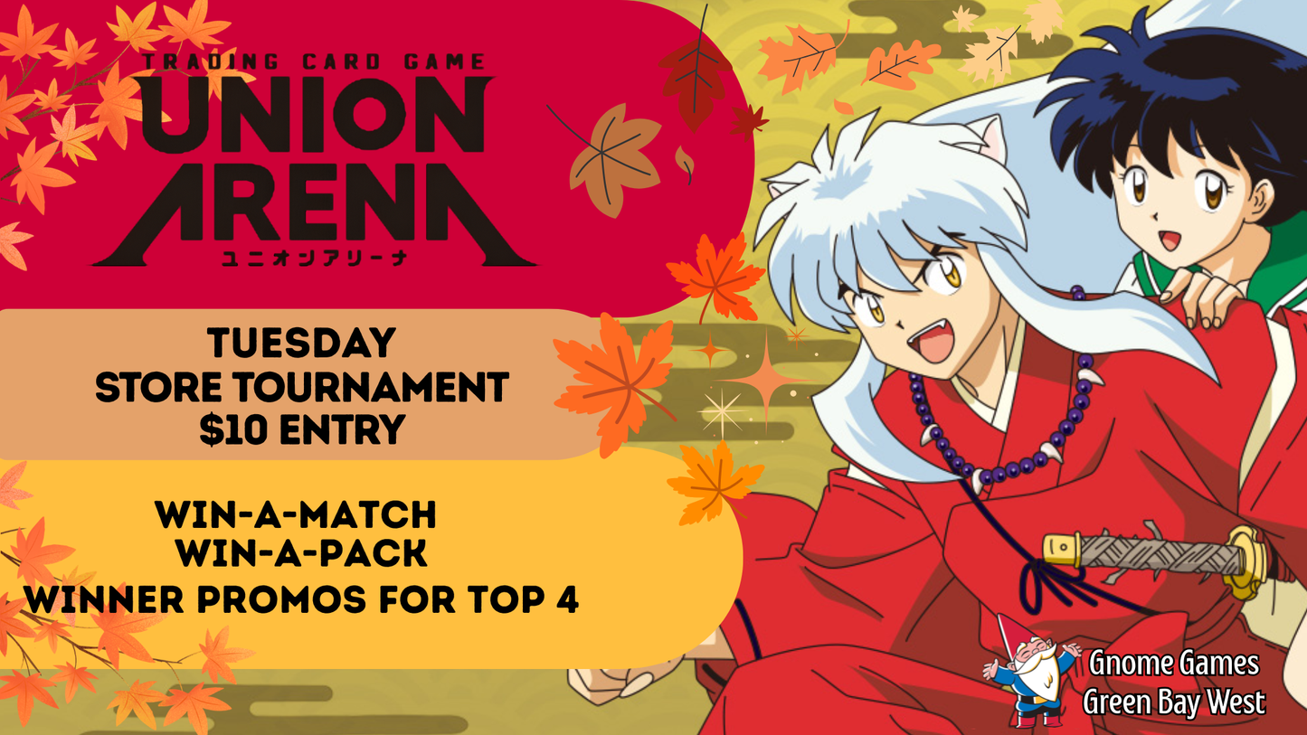 Union Arena Weekly Tournament at Gnome Games Green Bay West @ Gnome Games - Green Bay West (Sep 22) - Ticket