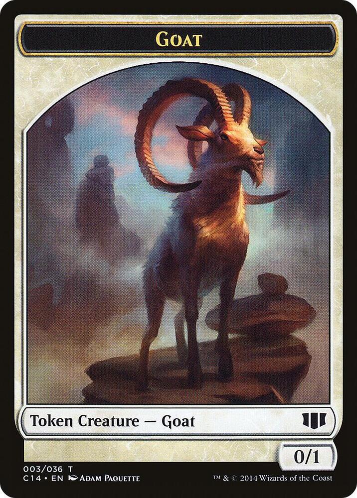 Goblin // Goat Double-Sided Token (Back)