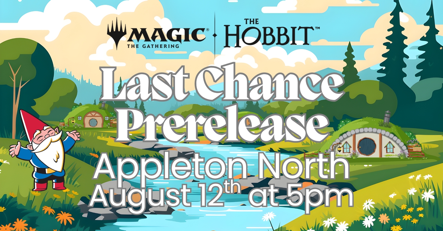 Gnome Games Appleton North Magic the Gathering x The Hobbit Last Chance Prerelease @ Gnome Games - Appleton North (Aug 12) - Ticket