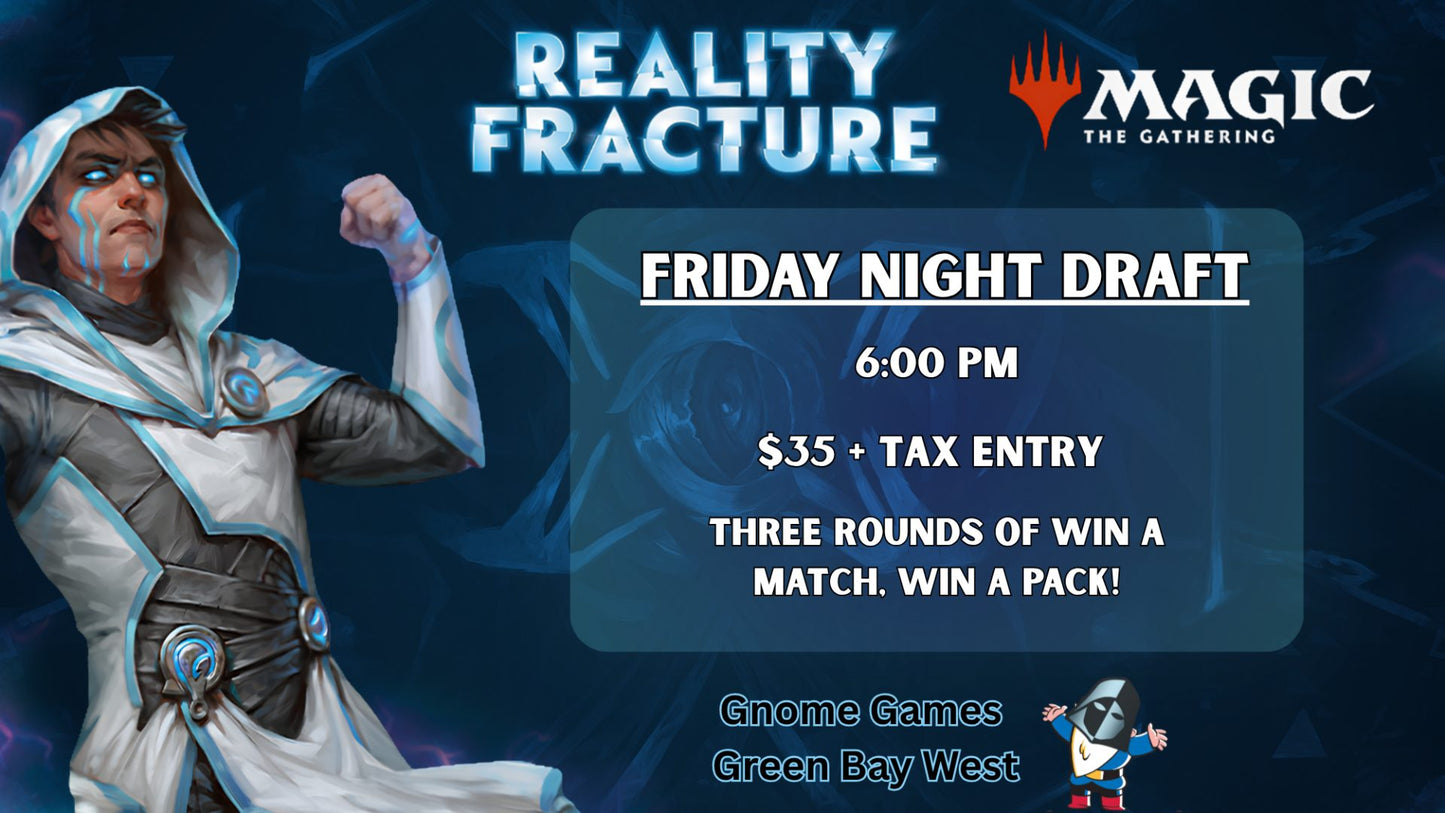 Magic the Gathering Weekly Draft at Gnome Games Green Bay West @ Gnome Games - Green Bay West (Oct 16) - Ticket