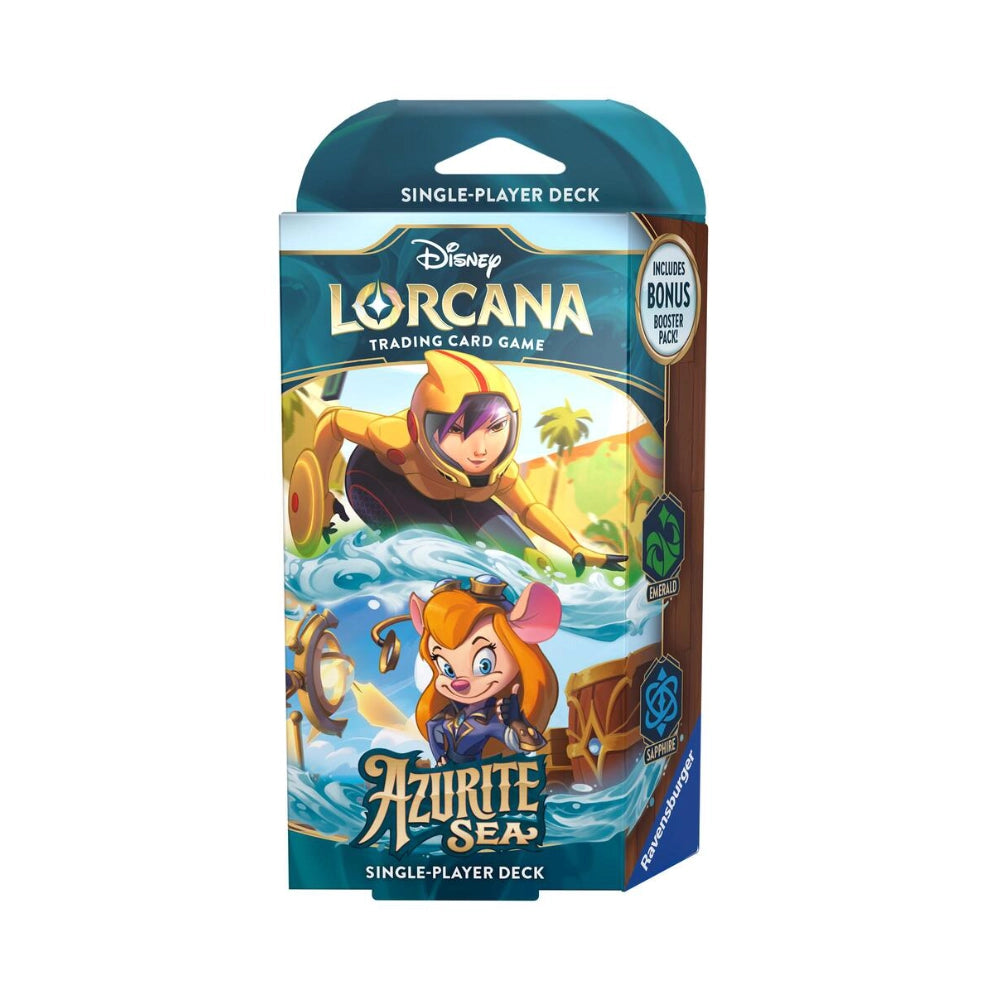 Disney Lorcana TCG Disney Lorcana TCG Azurite Sea Starter Deck: Emerald/Sapphire (4/dis)