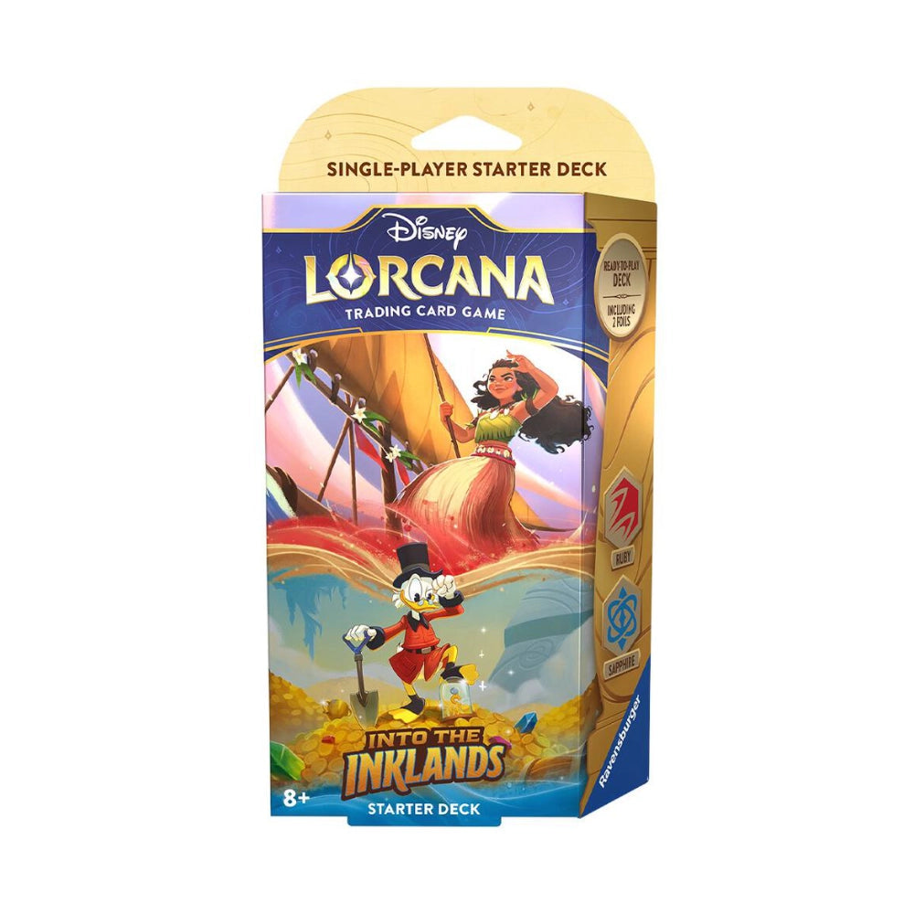 Disney Lorcana: Into the Inklands Starter Deck: Ruby & Sapphire