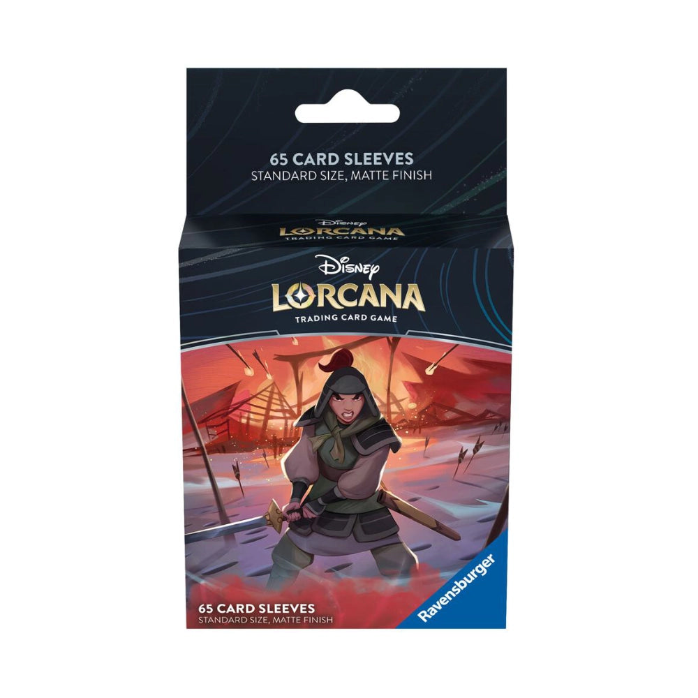 Disney Lorcana: Rise of the Floodborn Card Sleeves - Mulan Soldier