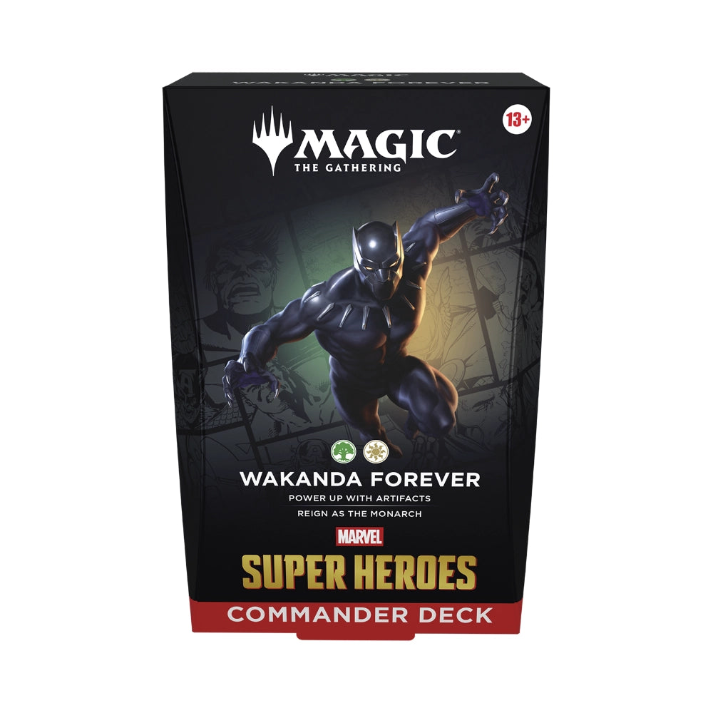 Magic the Gathering: Marvel Super Heroes: Wakanda Forever Commander Deck