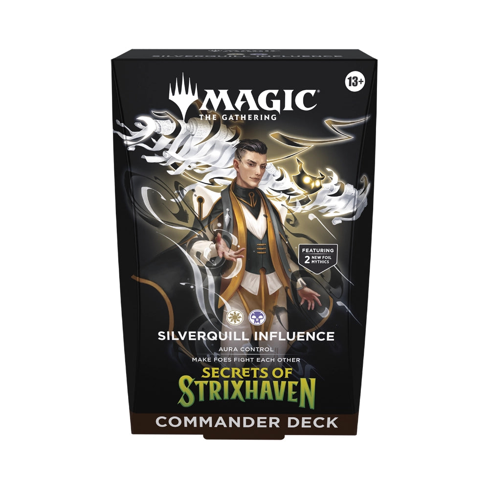 Magic the Gathering: Secrets of Strixhaven Commander Deck: Silverquill Influence