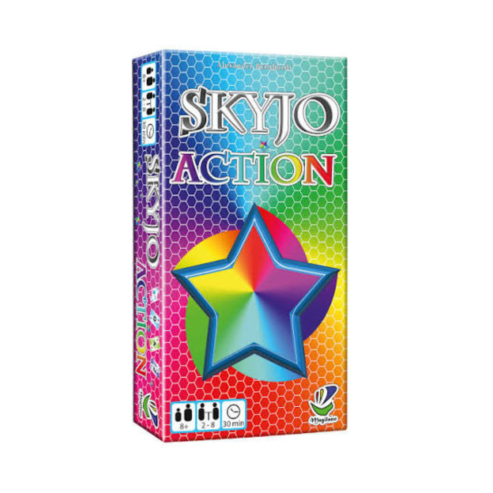 Skyjo Action Action and joker cards are added for a surprising twist to this classic game