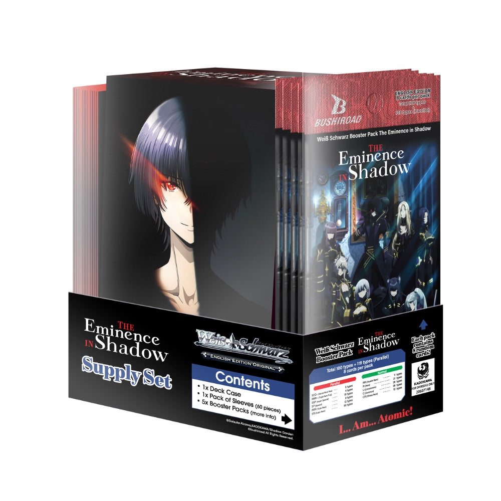 Weiss Schwarz TCG: The Eminence in Shadow Supply Set