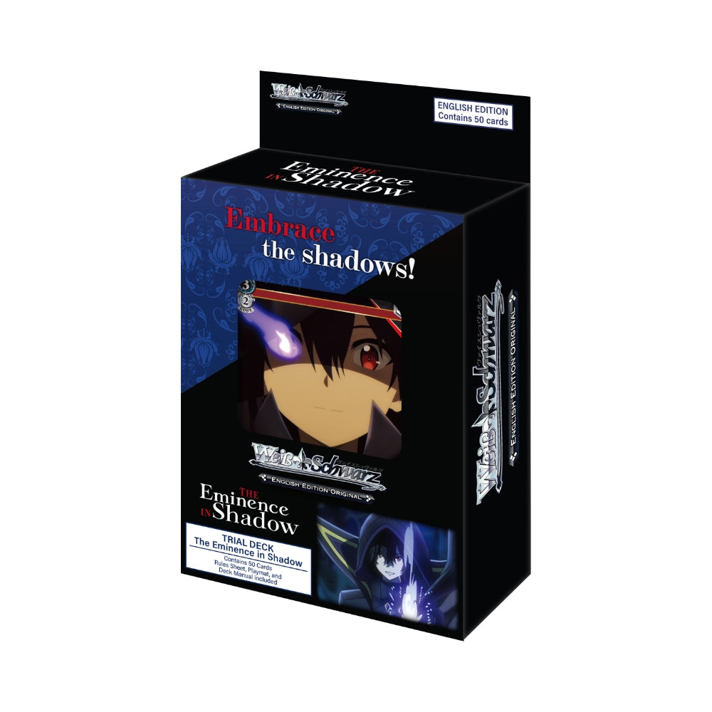 Weiss Schwarz TCG: The Eminence in Shadow Trial Deck